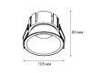 Встраиваемый светильник Italline IT06-6032 white 4000K