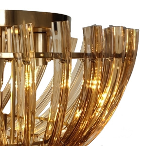 Потолочная люстра Delight Collection Calligo 4424-600 ti-gold/amber