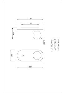 Бра Divinare Milano 5406/49 AP-1