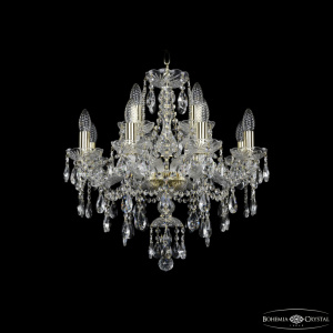 Подвесная люстра Bohemia Ivele Crystal 1415/8+4/200 G