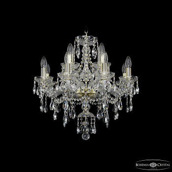 Подвесная люстра Bohemia Ivele Crystal 1415/8+4/200 G
