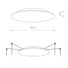 Основание для светильника Nowodvorski Cameleon Canopy A Gold/White 10336