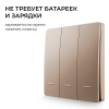 Выключатель кинетический 3кл., IP44, 2,4 ГГц, Smart, беж. Apeyron 04-77