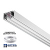 Шинопровод для монтажа в натяжной потолок (гарпунная система) Novotech Shino Flum 135353