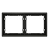 Рамка на 2 поста Voltum S70 VLS100208 (черный матовый)