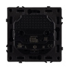 Розетка зк со шторками с USB тип C+С софт-тач черный оникс Arlight SCT-MUCC-SFPL-BK (250V, 16A) 061813(1)