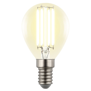 Лампа светодиодная филаментная Uniel LED-G45-4W/3000K/E14/CL GLY01TR UL-00011938