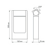 Садовый светильник Arlight Lgd-path-frame-rotary 020344(1)