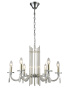 Подвесная люстра Crystal Lux AURELIO SP6 GOLD+CHROME/TRANSPARENT