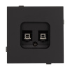 Механизм компьютерной розетки двойной SCT-TENDO-MPC2-SFPL-BK (RJ-45, CAT6) 054595