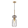 Подвесной светильник Escada Gloss 1141/1S Antique copper/Smoke/Clear