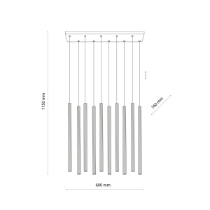 Подвесной светильник TK Lighting 11488 Ferro Sabia a072572
