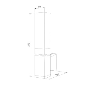 Уличный настенный светильник Elektrostandard 1534 TECHNO LED 3000K чёрный 4690389219191 a072067