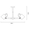 Потолочная люстра Arte Lamp A7141PL-3WH