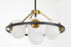 Подвесная люстра Lumina Deco Donzano LDP 8034-7 BK+WT