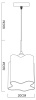 Подвесной светильник Arte Lamp Serenata A3458SP-1AB