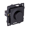Светорегулятор для светодиодных ламп, проходной, 500W, черный матовый Kollinger REA-048BM для Aspekt, Eleganz, Reflex