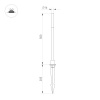 Ландшафтный светильник Arlight KT-Canna-L500-1W Warm3000 034161