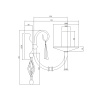Бра Elstead Lighting AG1-AGED-BRASS