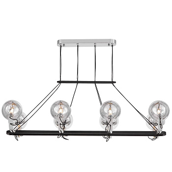 Подвесная люстра Lumina Deco LDP 9110-8-PR BK+CHR