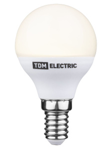 Лампа светодиодная диммируемая TDM Electric Е14 6W 4000K прозрачная SQ0340-0200