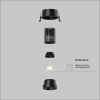 Встраиваемый светильник Maytoni Technical Dip Hight DL123-10W-4K-B