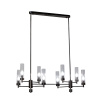 Люстра на штанге AM Group INDIGO SPL8 PEARL BLACK