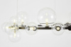 Подвесная люстра Lumina Deco LDP 7033-24 BK+CL