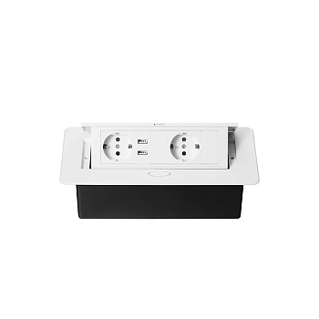 Блок розеток MX-226 (O) (2 секции и 2 USB) Mebax 00-00002605