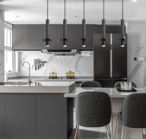 Подвесной светильник Delight Collection Meta 10704P black/grey