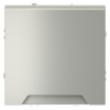 Розетка с защитными шторками и крышкой Voltum S70 VLS040305 (сталь)