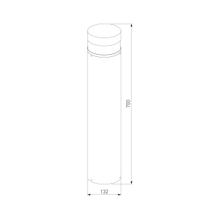 Ландшафтный светильник Elektrostandard 1532 TECHNO LED черный 4690389219184 a072085
