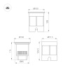 Ландшафтный светильник Arlight LTD-DAFNA-GROUND-R100-6W Warm3000 (SL, 10 deg, 230V) (IP67 Металл) 061171