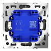 Выключатель с самовозвратом двухклавишный Voltum S70 VLS020606 (титан)