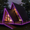 Комплект светодиодного неона Apeyron 220В, 6Вт/м, RGB, smd5050, 80д/м 10м IP65, с аксессуарами (контроллер, заглушка, крепеж - 10шт) 10-108