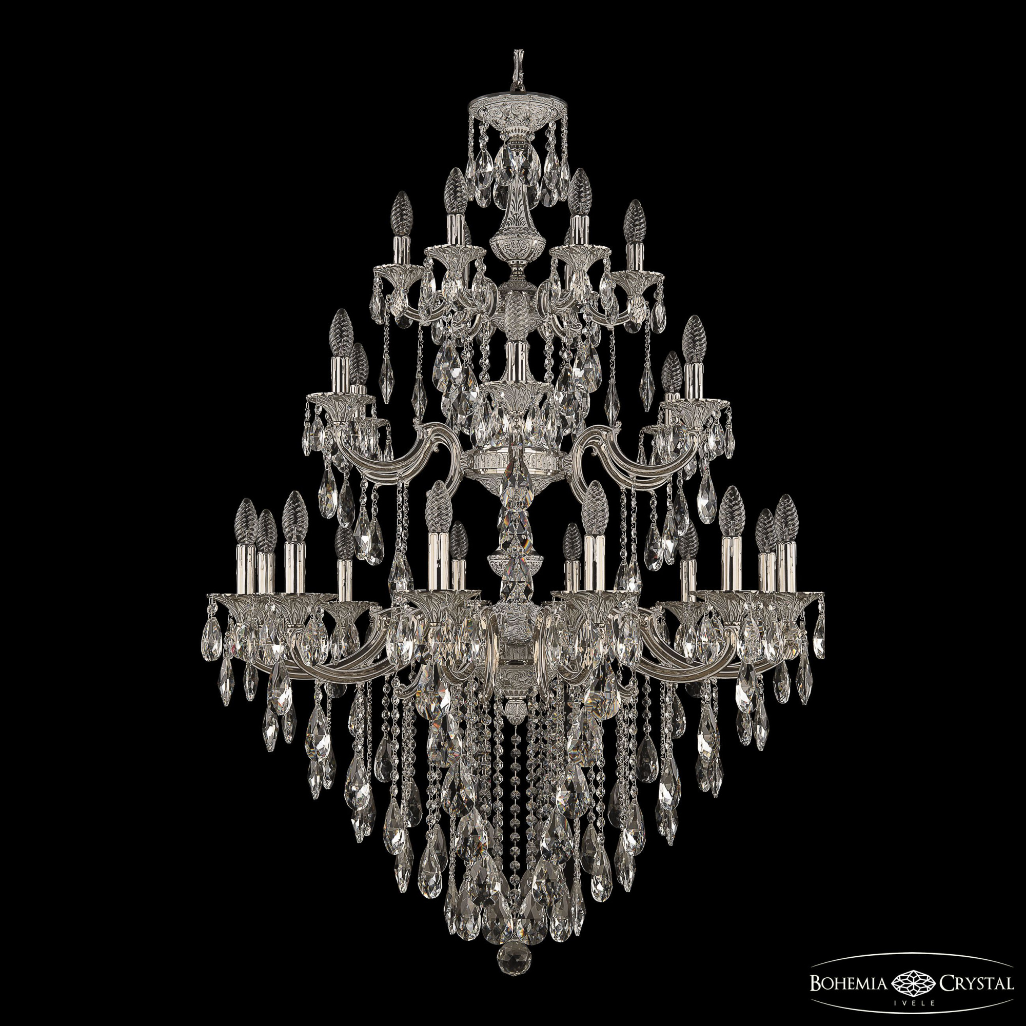 Подвесная люстра Bohemia Ivele Crystal Verona 72110/12+6+6/300/3d B NW