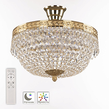 Потолочный светильник Bohemia Ivele Crystal 19011/35IV/LED-DIM G