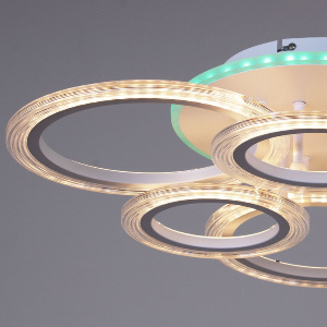 Потолочная люстра Reluce 09812-3.3-3+3A WH (RGB)