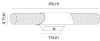 Подсветка для зеркал Arte Lamp Aqua-Bastone A2470AP-2PB