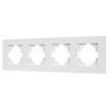 Рамка на 4 поста пластиковая Arlight FRM-PERIO-PL-4-WH 049758