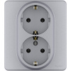 Розетка двойная с/з Legrand Inspiria 673752