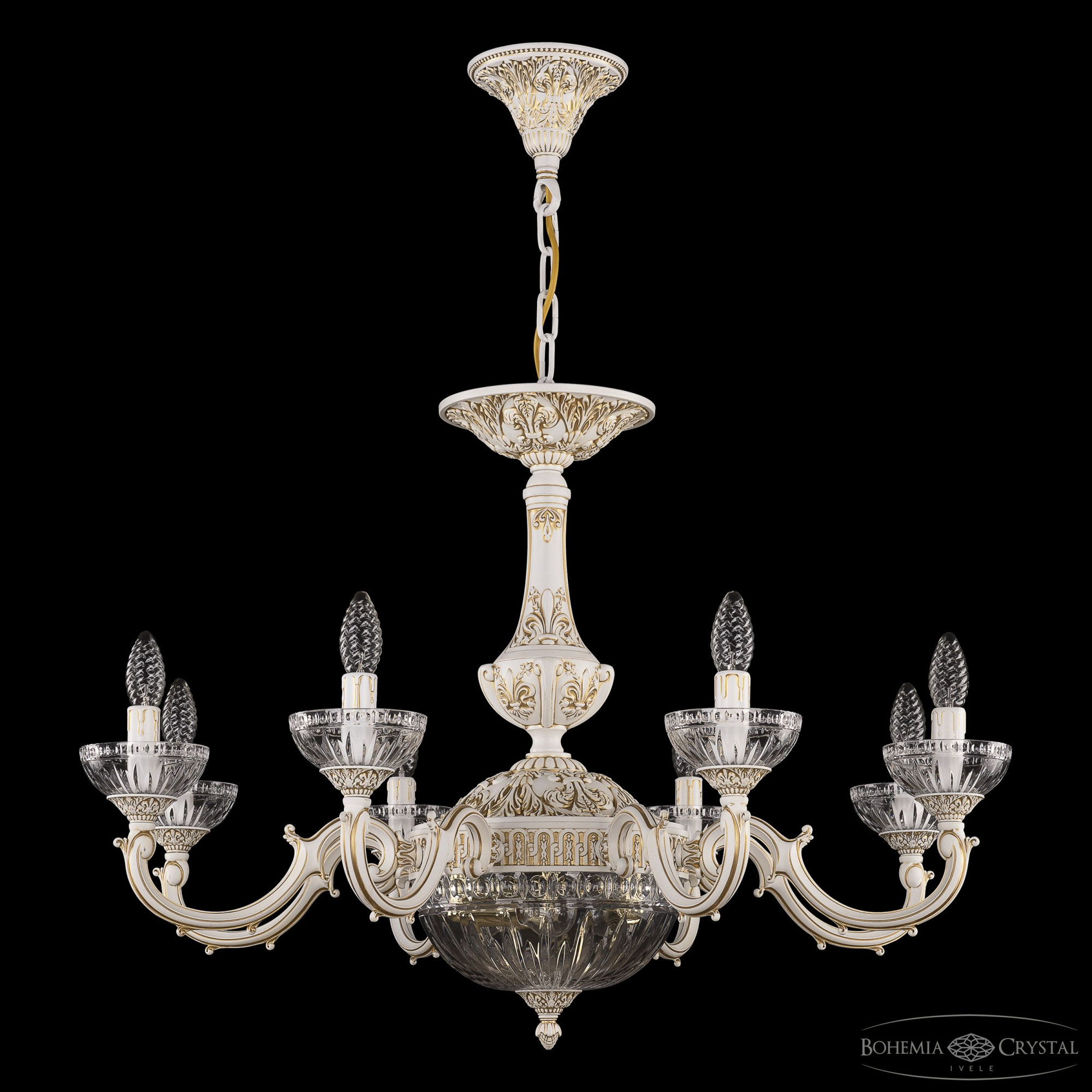 Подвесная люстра Bohemia Ivele Crystal AL78101P/8/250 WMG P Clear/M-1G