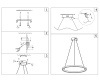 Подвесной светильник Kink Light Тор 08214,19A(3000K)