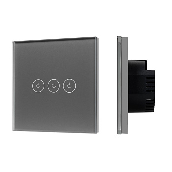 Выключатель сенсорный Arlight SWT-OMALI-S03-ZB-GR (250V, 10A, Zigbee) 050047