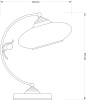 Настольная лампа Kutek Casamia CAS-LG-1 (P)