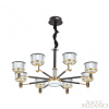 Подвесная люстра Arte Milano Neapolis 276210/8 BK/GD