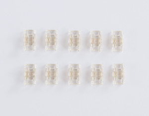 Соединитель прямой Ambrella Light Illumination COB CCT 12/24V для лент 8mm (3 конт.) (10шт. в комплекте) GS6366