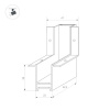 Коннектор угловой внутренний Arlight Mag-Con-2538-F-L90-INT 034230