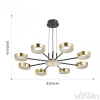 Подвесная люстра Arte Milano 271079/8 BK/GD