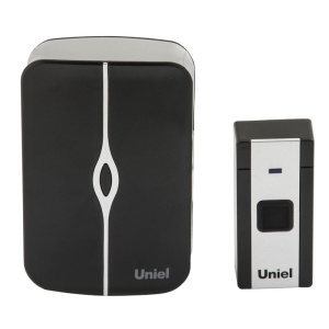 Звонок беспроводной (UL-00006434) Uniel UDB-015W-R1T1-36S-100M-WH/BL